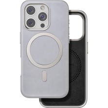 Renas Store Venco  Iphone 16 Pro Puskas Magsafe Kapak - Titan Gri