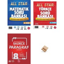 Newton Yayınları Newton Lgs 2027 8. Sınıf Matematik Türkçe ve Paragraf 3lü All Star Soru Bankası + Telefon Standı