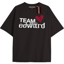 Tarzsokak Y2K Twilight Team I Love My Boyfriend Tshirt Kod-Edward
