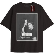 Tarzsokak Y2K Twilight Team I Love My Boyfriend Tshirt Kod-Edward