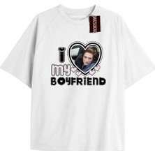 Tarzsokak Y2K Twilight Team I Love My Boyfriend Tshirt Kod-Edward