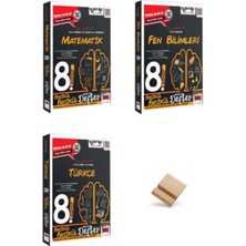 Yargı Yayınevi Yargı Lgs 2027 8. Sınıf Matematik Fen Bilimleri ve Türkçe Fasikül Defter 3lü Set + Telefon Standı