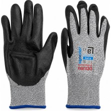 Go İthalat 10 Adet Zebra No 10 Xlarge Kesilme Dirençli Nitril Işçi Eldiven Bandı (5477)