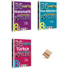 Yargı Yayınevi Yargı Lgs 2027 8. Sınıf Matematik Türkçe ve Fen Bilimleri Ödev Föyleri 3lü Set + Telefon Standı
