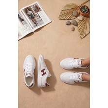 Ayakkabı Fuarı Elit ASQLA1457 Kadın Klasik Sneaker Beyaz