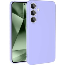 Vintessy Samsung Galaxy S24 Fe Kılıf Nano Içi Kadife Silikon - Lila
