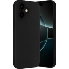 Fiberliz Newface Apple iPhone 17 Nano Içi Kadife Silikon - Siyah