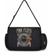 Sevbano Pink Floyd Rock Metal Müzik Grubu Baskılı Unisex Okul,spor,ofis Çok Amaçlı Postacı Çantası