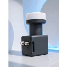 Fiberliz 4K Ultra Hd Twin Lnb Çift Uydu Çıkışlı Ku Band Çanak Anten Lnb 0.1 Db