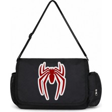Sevbano Spider-Man Örümcek Adam Film Kahramanı Baskılı Unisex Okul, Spor, Ofis Çok Amaçlı Postacı Çantası