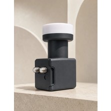 Fiberliz Twin Lnb Çift Çıkışlı Uydu Anten Lnb 4K Ultra Hd Ku Band 0.1 Db