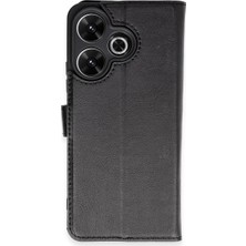 Mrt Teknik Newface Xiaomi Redmi 13 4g Kılıf Trend S Plus Kapaklı Kılıf - Siyah