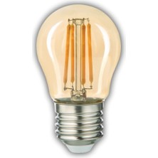 MiraLive 1 Adet Cata Ct 4283 LED Rustik Ampul 4W Amber Işık E27 Duy