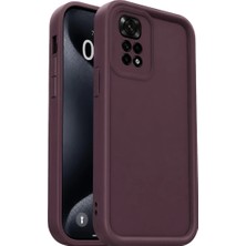 Akmanora Newface Xiaomi Redmi 10 2022 Kılıf Viera Silikon - Mürdüm
