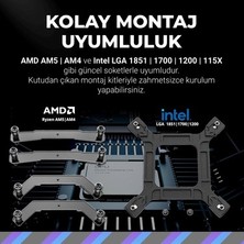 Esranın Dünyası Cooler Master Masterliquid 360L Core Işlemci Soğutucu Amd ve Intel Uyumlu 360MM Sıvı Soğutma Sıvı