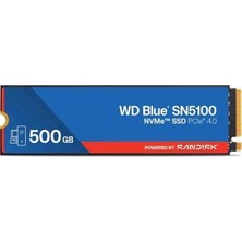 Esranın Dünyası 500GB Wd Blue SN5100 M.2 Nvme 6600/5600MB/S WDS500G5B0E