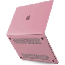 Akmanora Newface Apple Macbook Pro 13 2021 Macbook Buzlu Kapak - Pembe