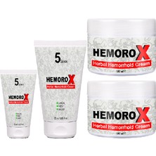 Akmanora Hemorox Kremi Seti - 2şer Tane Kavanoz + Tüp Krem