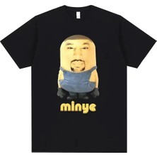 Tarzsokak Siyah Rapçi Kanye West Minye Komik Meme Hip Hop Vintage Tshirt