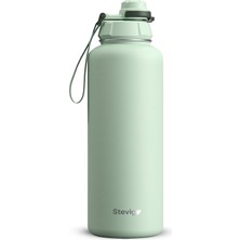 Renas Store 1 Hand Leak-Proof Sızdırmaz Çelik Termos 1500 ml Smoke Green ST-256