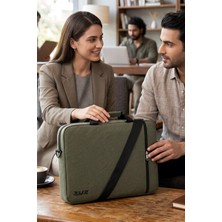 Classone Xyz Serisi XYZ-T27 15.6 Uyumlu Unisex Macbook Laptop Notebook El ve Omuz Çantası Yeşil