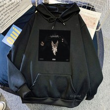 Tarzsokak Siyah Unisex Lil Baby Wham Who Hard As Me Heavy Mental Fashion Sweatshirt For Winter Fleece