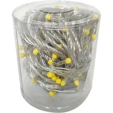 10M 100 LED Damla Uçlu Gün Işığı Şeffaf Kablo