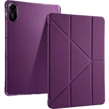 Magicool Xiaomi Redmi Pad 2 Kalemlikli Mars Tablet Kılıfı - Mürdüm