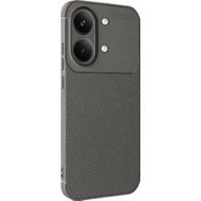 Elivora Newface Xiaomi Poco X8 Pro Max Auto Focus Karbon Kapak - Gri