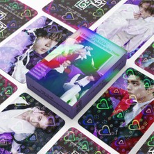 Kpop Dünyası Txt '' 7th Year '' Çift Yön Baskılı Hologramlı / Lomo Card Seti (60 Pcs)
