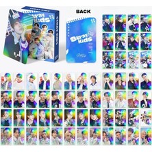 Kpop Dünyası Stray Kıds '' Stay '' Çift Yön Baskılı Hologramlı / Lomo Card Seti (60 Pcs)