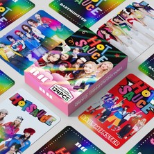Kpop Dünyası Babymonster '' Hot Souce '' Çift Yön Baskılı Hologramlı / Lomo Card Seti (60 Pcs)