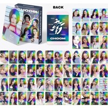 Kpop Dünyası Babymonster '' Choom '' Çift Yön Baskılı Hologramlı / Lomo Card Seti (60 Pcs)