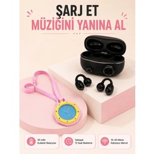 Sora Home Kablosuz Kulaklık Seti ve Pembe Askılı Analog Charm Saat Günlük Kullanım Kampanyası