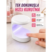 Hcc Trend Mini Tırnak Kurutucu – Hızlı Kurutma Için Uvled Işık Teknolojisi Yeni Nesil