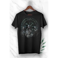Tarzsokak Unısex Siyah Baskılı T-Shirt