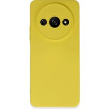 Yavuz Group Newface Xiaomi Redmi A3 4g Kılıf Nano Içi Kadife Silikon - Sarı