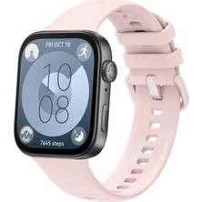 Yavuz Group Newface Huawei Watch Fit 3 Klasik Kordon - Pudra