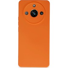 Yavuz Group Newface Realme 11 Pro Kılıf Nano Içi Kadife Silikon - Turuncu