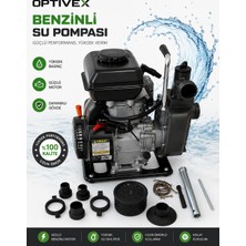 Optivex Basınçlı Benzinli Su Pompası Benzinli Su Motoru