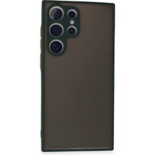 Yavuz Group Newface Samsung Galaxy S24 Ultra Kılıf Montreal Silikon Kapak - Yeşil