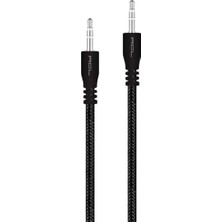 Hace Bazaar 3.5 mm Jack 1 mt Kumaş Kaplama Aux Ses Kablosu A6