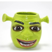 Hace Bazaar 3D Shrek Tasarımı Porselen Kupa Bardak ALK4507