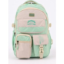 Wander Bag 7340 Kore Tarzı Çok Bölmeli, Geniş Iç Hacimli, Suluk Cepli Okul ve Günlük Sırt Çantası