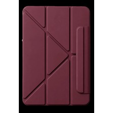 Magicool Ipad 2025 10.9 10.nesil (A16) Edz Manyetik Standlı Tablet Kılıfı - Mürdüm