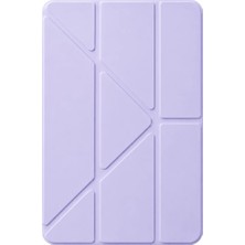 ALFA AKSESUAR 03 Newface Apple iPad 2025 10.9 10.nesil (A16) Mera Kalemlikli Tablet Kılıfı - Lila