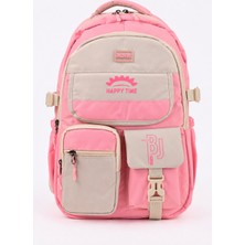 Wander Bag 7340 Kore Tarzı Çok Bölmeli, Geniş Iç Hacimli, Suluk Cepli Okul ve Günlük Sırt Çantası