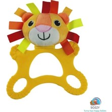 BYR002 Sozzy Toys Çıngıraklı Diş Kaşıyıcı Aslanım SZY198 [efsngrck]