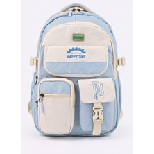 Wander Bag 7340 Kore Tarzı Çok Bölmeli, Geniş Iç Hacimli, Suluk Cepli Okul ve Günlük Sırt Çantası
