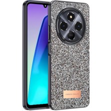 Ece-Umay Onegif Xiaomi Redmi 14C Bright Simli Kapak - Gold
